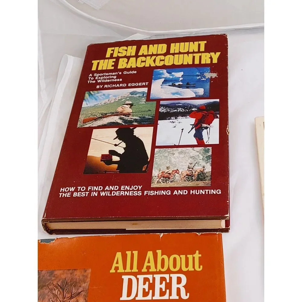 Deer Hunting Lot of 5 - Fish and‎ Hunt the Backcountry 1978 First Edition & More